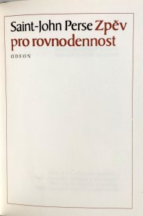 Zpěv pro rovnodennost