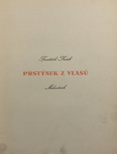 Prstýnek z vlasů