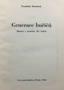 Generace buřičů