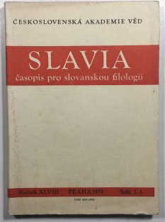 Slavia časopis pro slovanskou filologii  1979 sešit 2-3