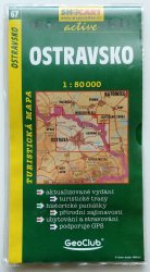 mapa - 67 Ostravsko - Turistická mapa 1:50 000, Shocart Active