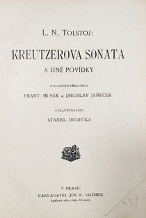 Kreutzerova sonáta a jiné povídky