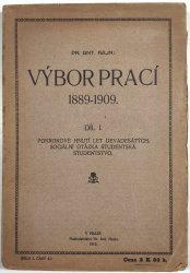 Výbor prací 1889-1909 dílu I. část 2. - 