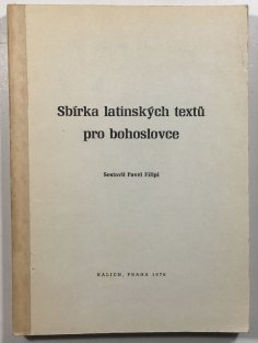 Sbírka latinských textů pro bohoslovce