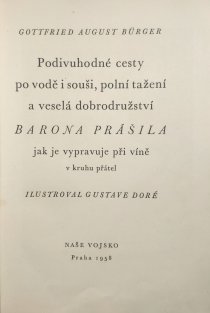 Podivuhodné cesty po vodě i souši, polní tažení a veselá dobrodružství barona Prášila
