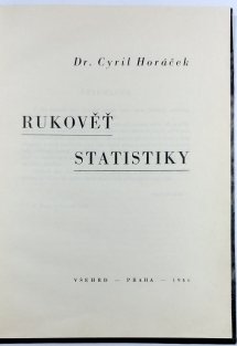 Rukověť statistiky
