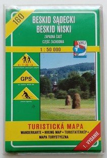 TM 160 - Beskid Sadecki, Beskid Niski - západná čásť