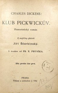 Klub Pickwickův 1-2