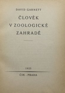 Člověk v zoologické zahradě