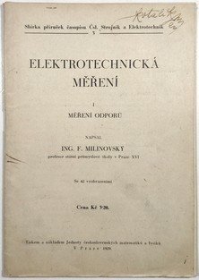 Elektrotechnická měření I. - měření odporů