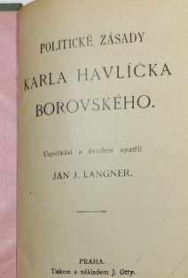 Politické zásady Karla Havlíčka Borovského