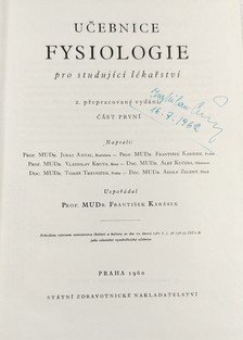 Učebnice fysiologie I.