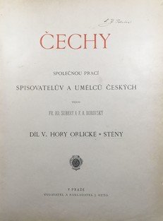 Čechy - Díl V., Hory orlické * stěny