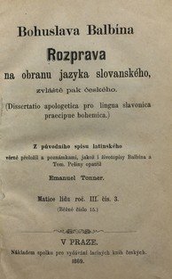 Rozprava na obranu jazyka slovanského
