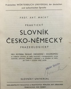 Praktický frazeologický slovník česko-německý