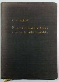 Krásná literatura česká v prvním desetiletí republiky