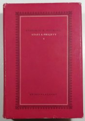 Stati a projevy V. - 1918 - 1921