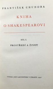 Kniha o Shakespearovi 1.