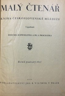 Malý čtenář 53/1934