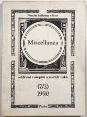 Miscellanea (7/2) 1990  - 