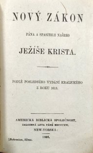 Nový zákon pána a spasitele našeho Ježíše Krista