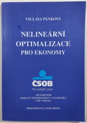 Nelineární optimalizace pro ekonomy - 