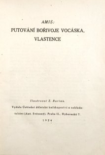 Putování Bořivoje Vocáska, vlastence