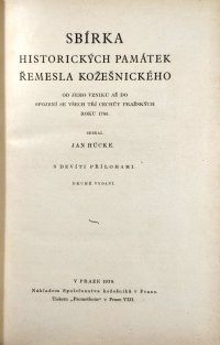 Sbírka historických památek řemesla kožešnické