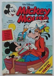 Mickey Mouse 1992/07 - Závod na kolech