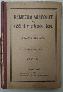 Německá mluvnice pro vyšší třídy středních škol