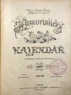 Vilímkův humoristický kalendář 1908