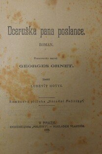 Dceruška pana poslance