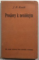 Proslovy k neviděným - 