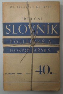 Příruční slovník politický a hospodářský