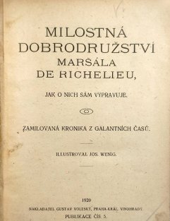 Milostná dobrodružství maršála de Richelieu