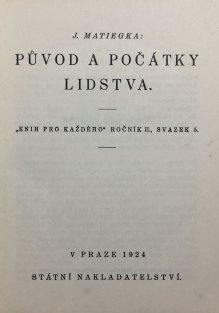 Původ a počátky lidstva