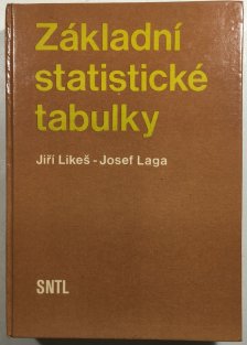 Základní statistické tabulky
