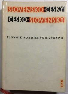 Slovensko-český a česko-slovenský slovník rozdílných výrazů