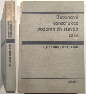 Betonové konstrukce pozemních staveb II/A