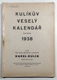Kulíkův veselá kalendář 1938