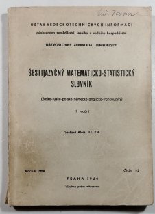 Šestijazyčný matematicko - statistický slovník