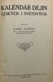 Kalendář dějin českých i československých
