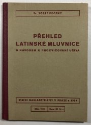 Přehled latinské mluvnice s návodem k procvičování učiva - 