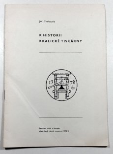 K historii Kralické tiskárny