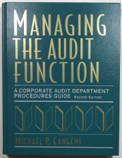 Managing the Audit Function - 
