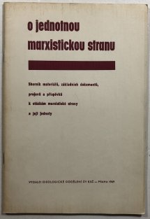 O jednotnou marxistickou stranu