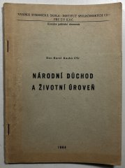 Národní důchod a životní úroveň - 
