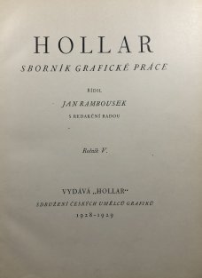 Hollar sborník grafické práce