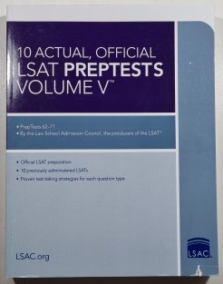10 Actual, Official LSAT Preptests - Volume V.