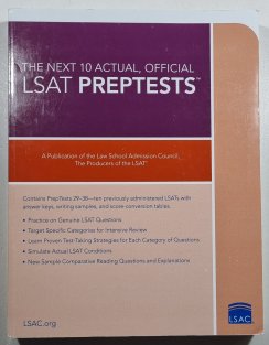 10 Next, Actual Official LSAT Preptests